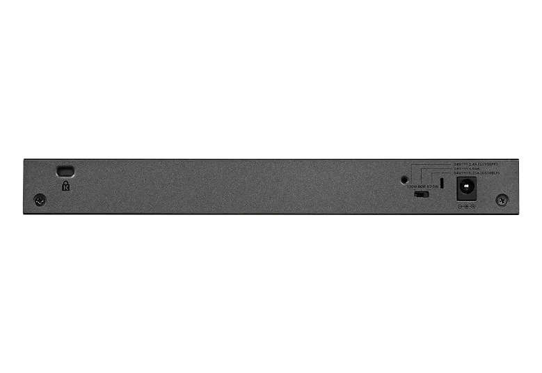 Комутатор NETGEAR GS108LP 8xGE PoE, 60Вт, Некерований