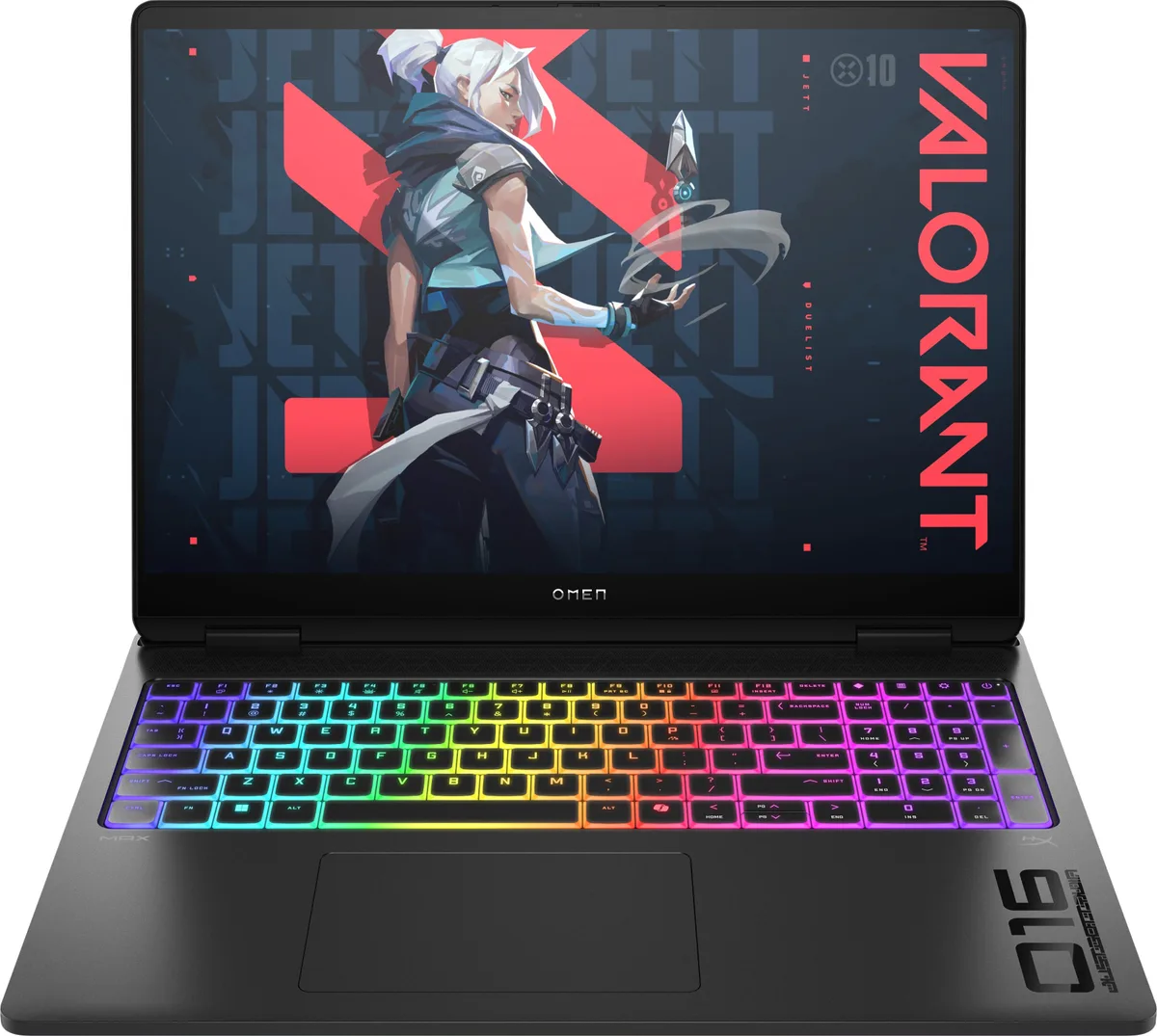 Ноутбук HP OMEN MAX 16-ah0040ua 16" 2.5K OLED, Intel U9-275HX, 64GB, F2TB, NVD5080-16, DOS, чорний
