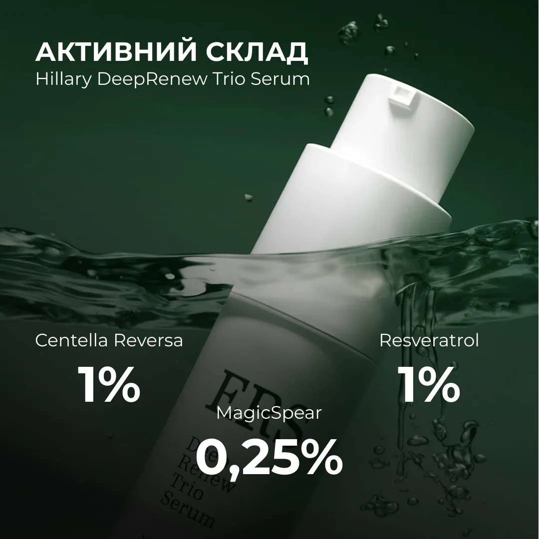 Набор для обновления и успокоения кожи Hillary для ухода за лицом с признаками старения, увлажнение и регенерация.