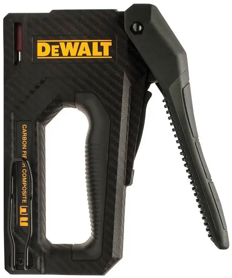 Степлер DeWALT з вуглецевого волокна для скоб G 6-14 мм та цвяхів J 12, 15 мм.