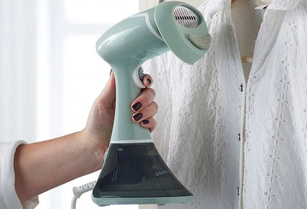 Парогенератор Russell Hobbs компактний Steam Genie Essential, 1600Вт, 220мл, потужний паровий удар -22°C, безперервна подача пари.