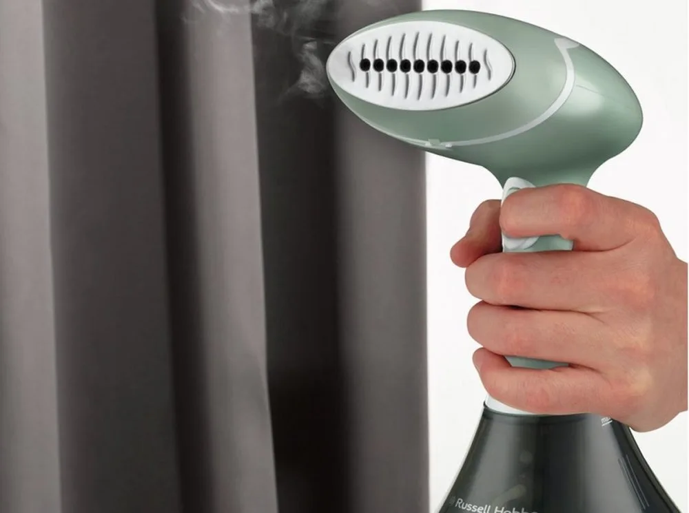 Парогенератор Russell Hobbs компактний Steam Genie Essential, 1600Вт, 220мл, потужний паровий удар -22°C, безперервна подача пари.
