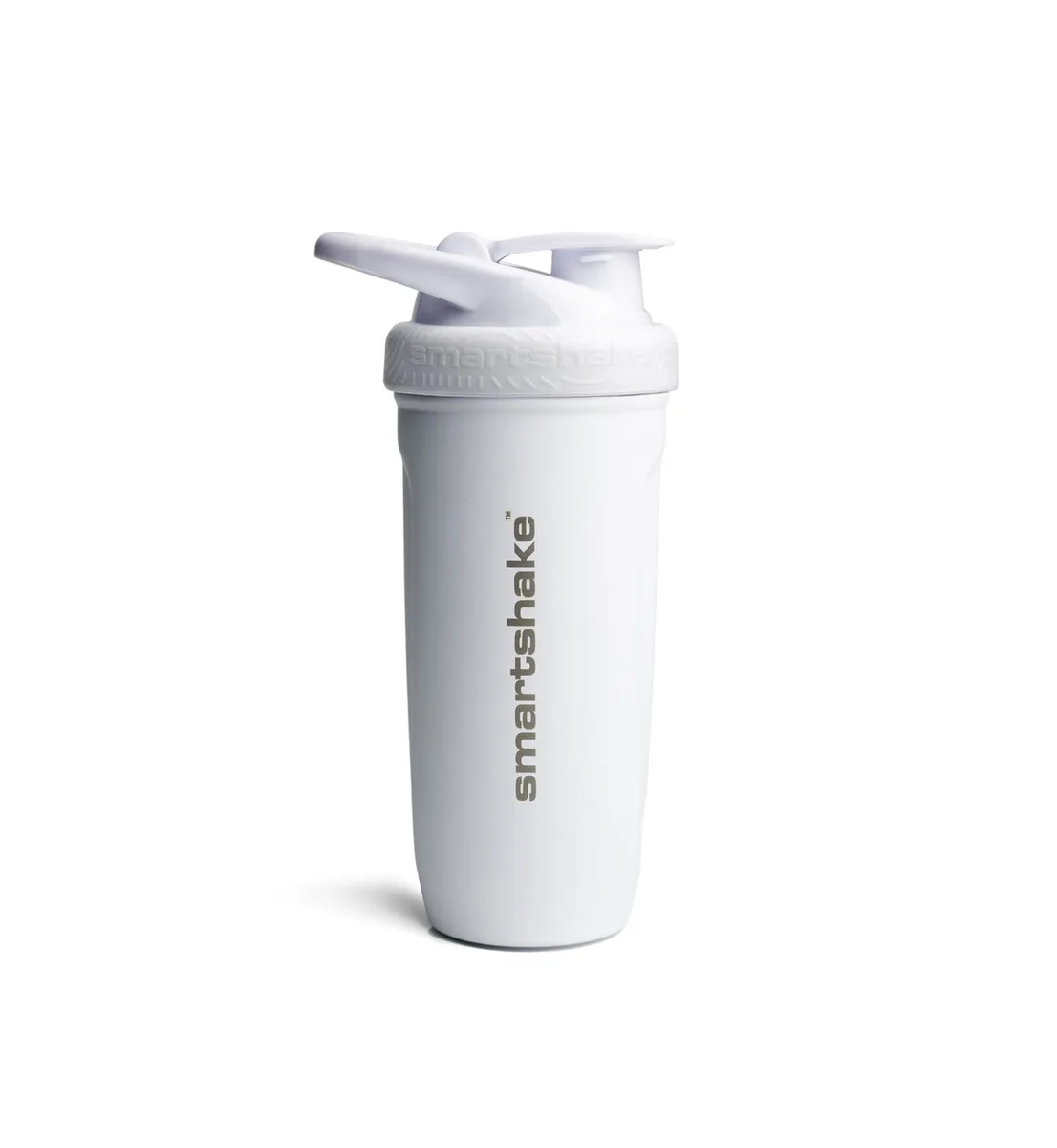 Шейкер спортивний SmartShake нержавіюча сталь 900 мл білий