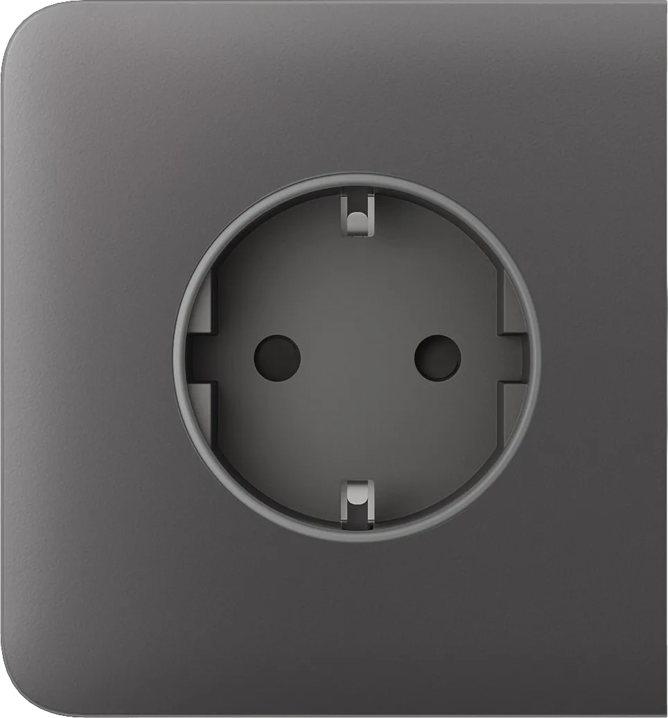Бічна панель для вбудованої розетки Ajax SideCover for Outlet Basic, grey