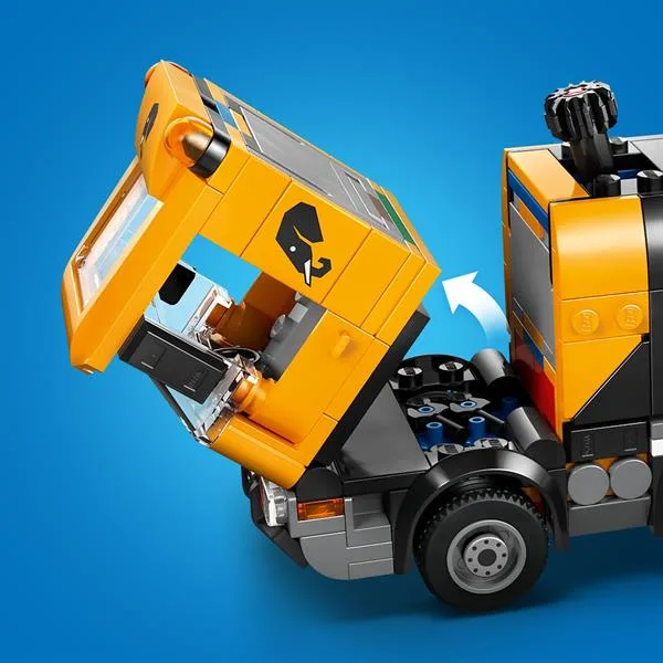 Конструктор LEGO City Бетонозмішувач 371 деталь Пластик 28х26х6 см