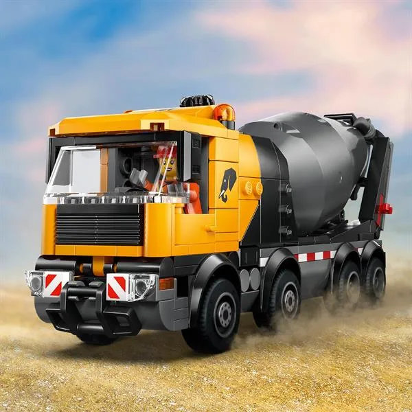 Конструктор LEGO City Бетонозмішувач 371 деталь Пластик 28х26х6 см