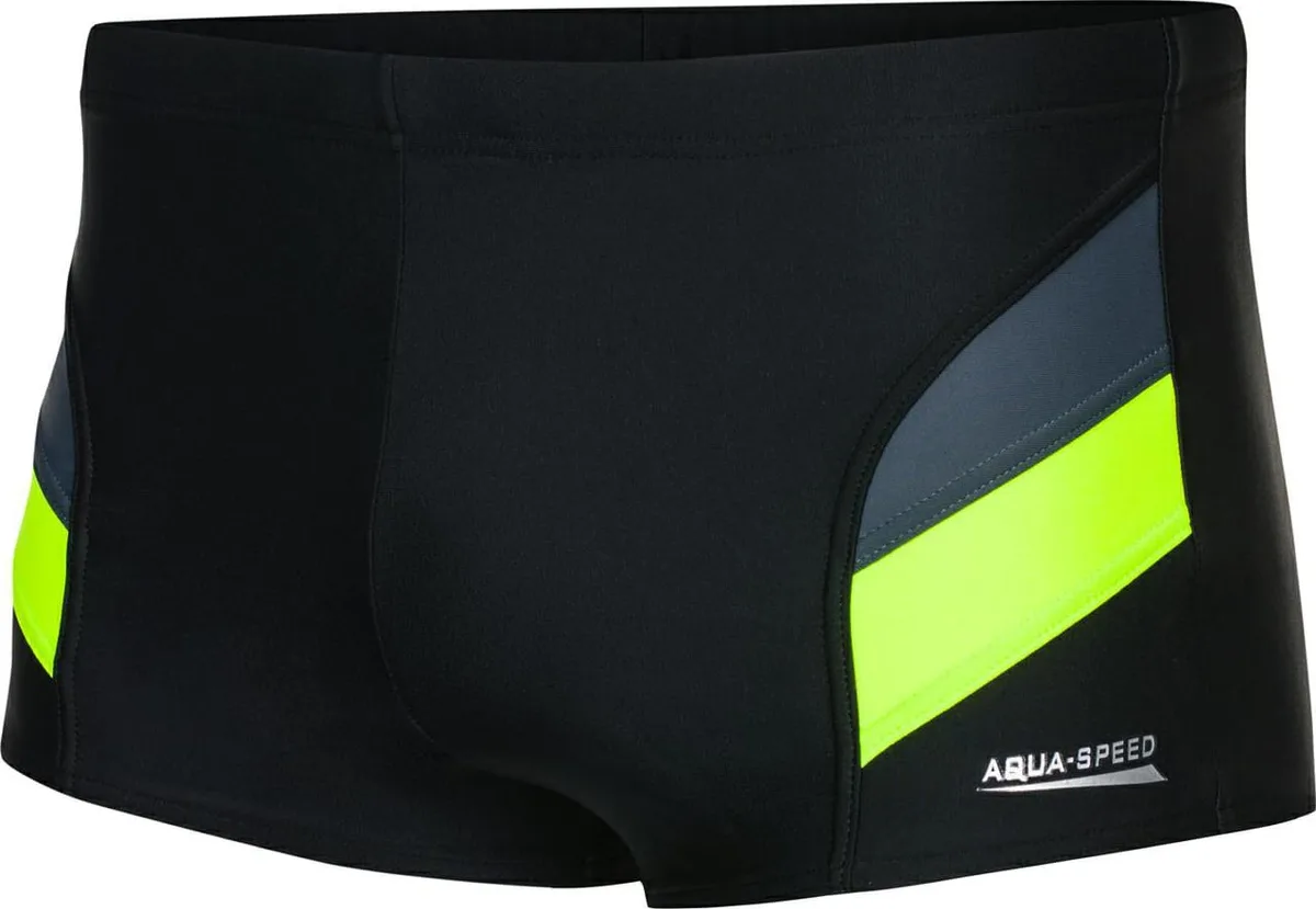 Плавки Aqua Speed поліамід еластан XXXXL чорний жовтий