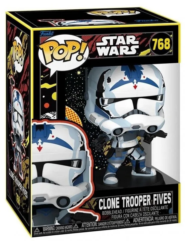Фигурка Funko POP Star Wars: Clone Wars - Fives (Ретро)
