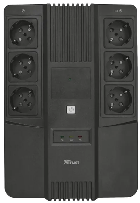 Джерело безперебійного живлення Trust Maxxon 800VA UPS with 6 standard wall power outlets BLACK