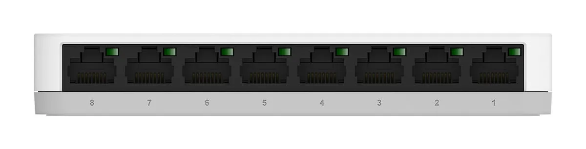 Комутатор D-Link GO-SW-8G 8xGE, Некерований