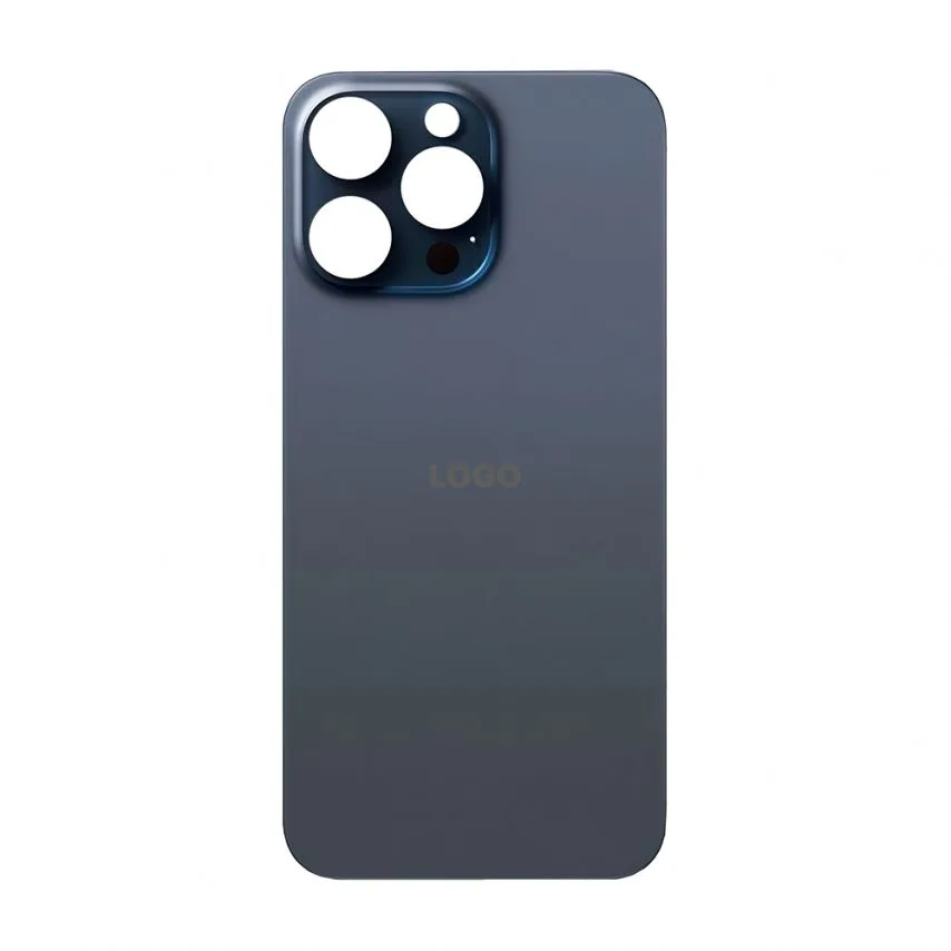 Задня кришка Apple iPhone 15 Pro Max Blue Titanium  Original Quality з рамкою та склом камери