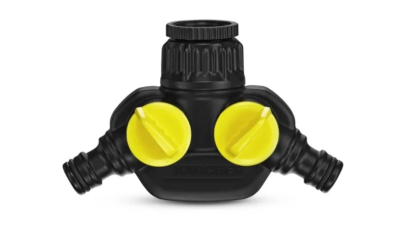 Распределитель для полива Karcher, 3/4", 1/2", двухканальный распределитель воды
