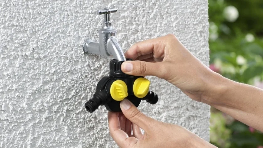 Распределитель для полива Karcher, 3/4", 1/2", двухканальный распределитель воды