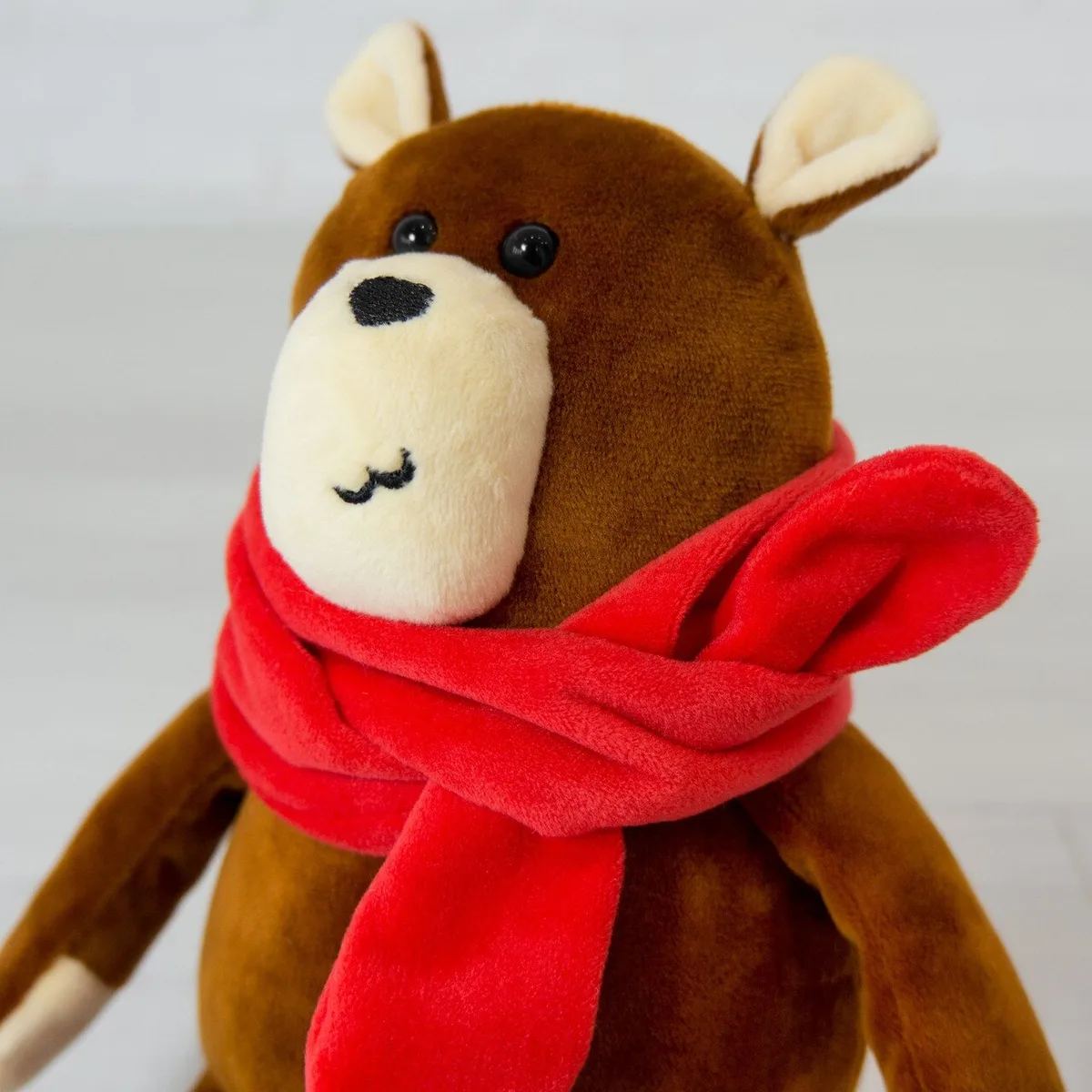 М'яка іграшка Kidsqo мікроплюш 20 см коричнева