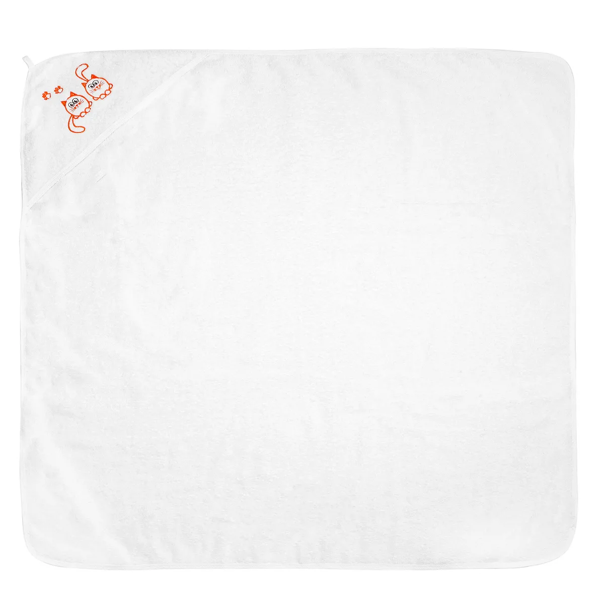 Рушник махровий для купання Home Line 100% бавовна 90х90 см білий