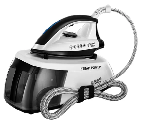 Праска Russell Hobbs з парогенератором 2400 Вт нержавіюча сталь чорна