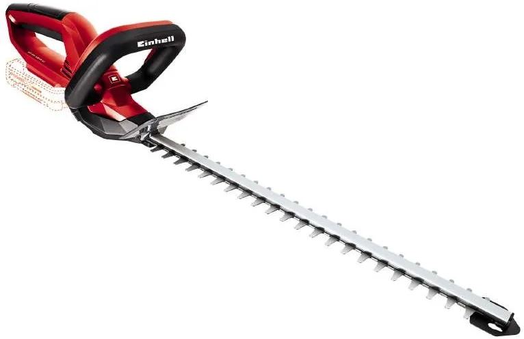 Акумуляторний кущоріз Einhell GE-CH 1846 Li-Solo 18В PXC, довжина леза 46 см, крок різу 15 мм, вага 2 кг, без батареї та зарядного