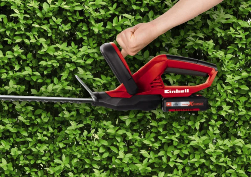 Акумуляторний кущоріз Einhell GE-CH 1846 Li-Solo 18В PXC, довжина леза 46 см, крок різу 15 мм, вага 2 кг, без батареї та зарядного