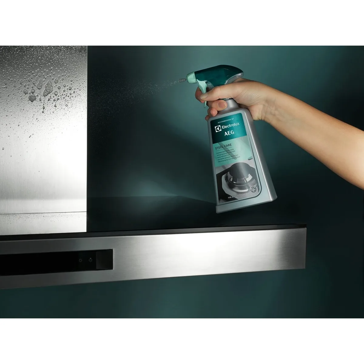 Спрей Electrolux для очищення поверхонь з нержавіючої сталі, 500 мл.