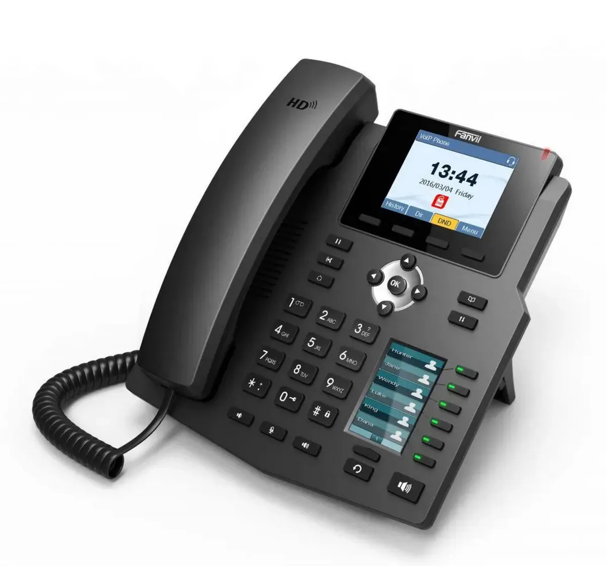 Телефон IP Fanvil X4 2xFE LAN, SIP, VPN, PoE, 2.8" цветной экран