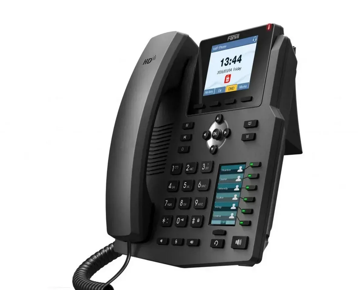 Телефон IP Fanvil X4 2xFE LAN, SIP, VPN, PoE, 2.8" цветной экран
