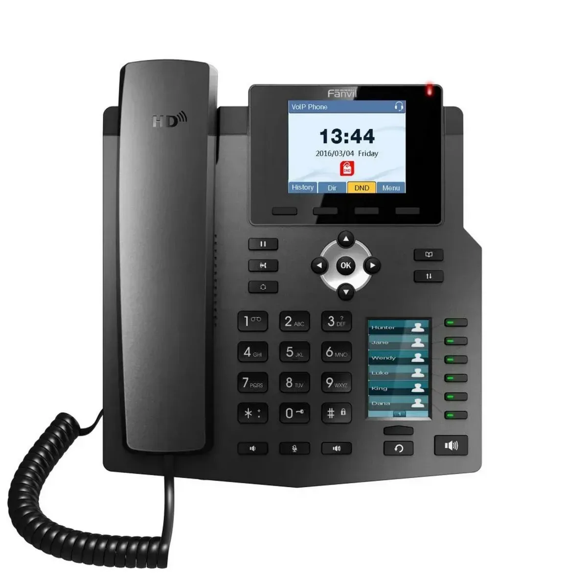 Телефон IP Fanvil X4 2xFE LAN, SIP, VPN, PoE, 2.8" цветной экран