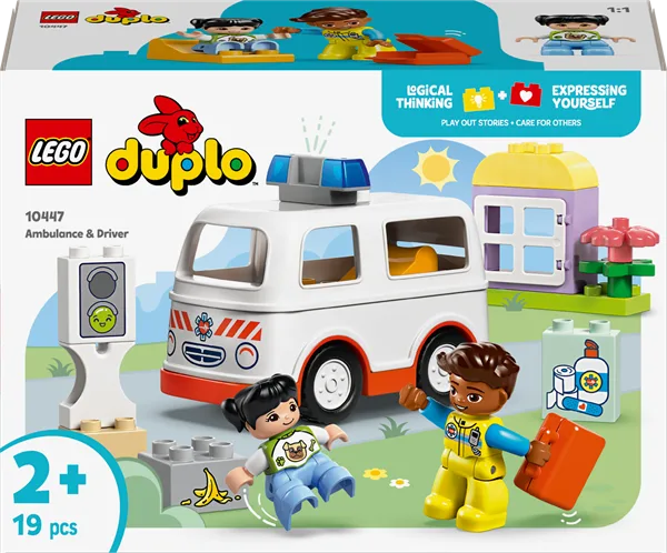 LEGO DUPLO Конструктор Швидка допомога 19 деталей пластик 26х19х9 см
