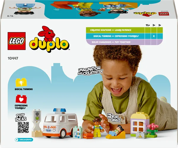 LEGO DUPLO Конструктор Швидка допомога 19 деталей пластик 26х19х9 см