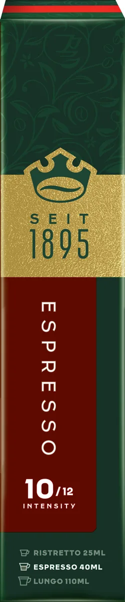 Кава Jacobs капсули, Espresso Intenso, суміш арабіка та робуста, 10 шт, для Nespresso.