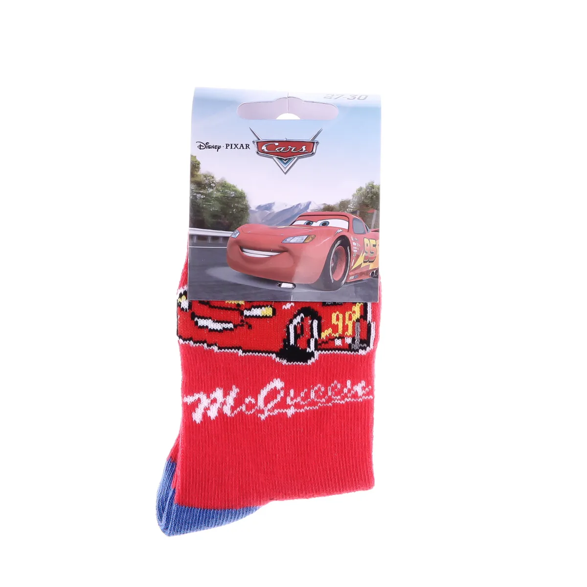 Шкарпетки CARS 65% бавовна 31-34 червоні