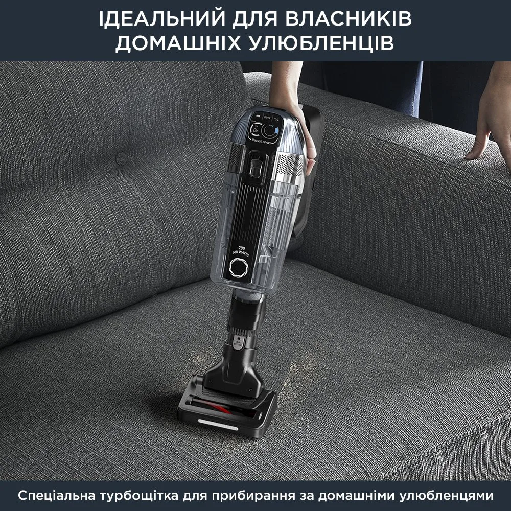 Пылесос Rowenta беспроводной аккумуляторный 480Вт 0 9л для домашних животных 70мин