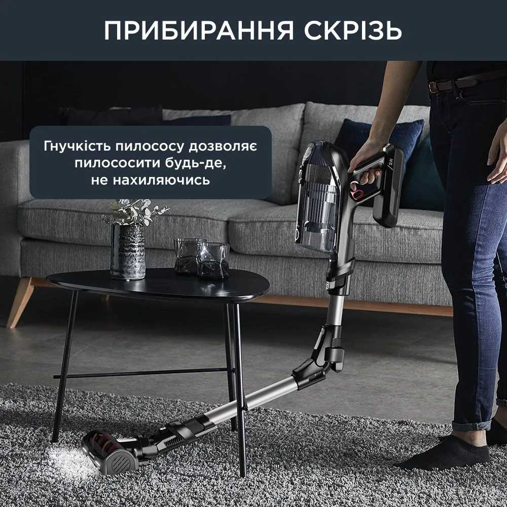 Пылесос Rowenta беспроводной аккумуляторный 480Вт 0 9л для домашних животных 70мин