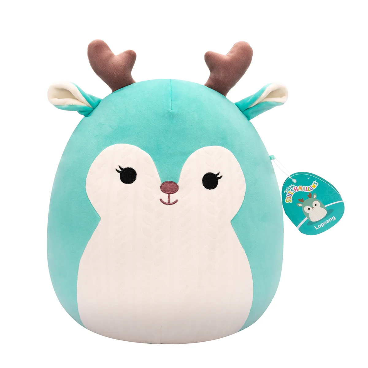 М'яка іграшка Squishmallows поліестер 30 см Олень Лопсанг