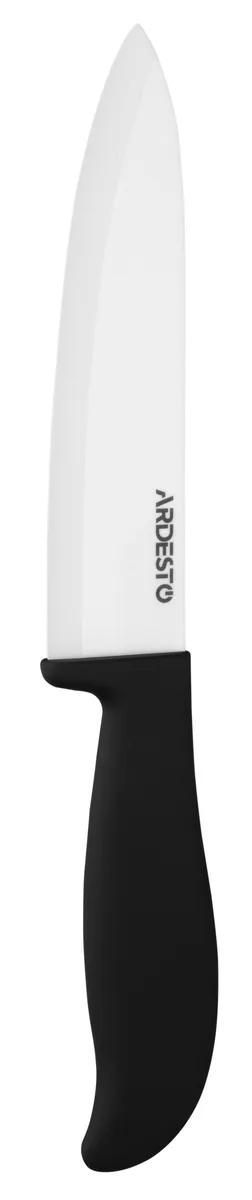 Кухонний керамічний ніж ARDESTO Fresh, 15 см, пластикова ручка, чорний
