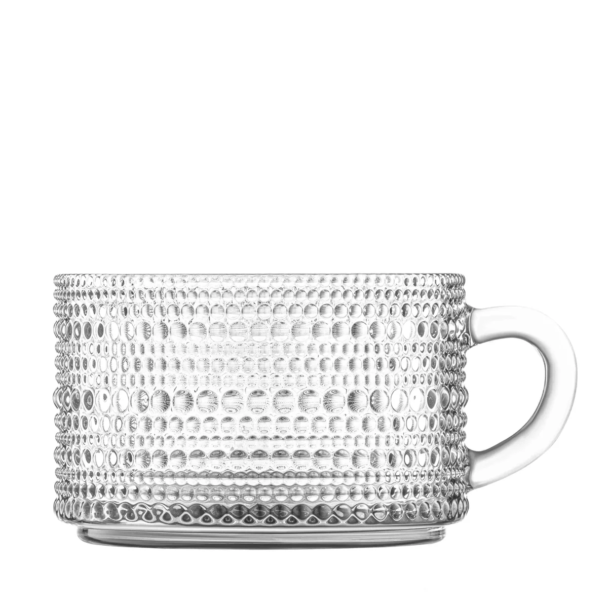 Чашка ARDESTO Verbena, 10.5 см, прозоре скло.