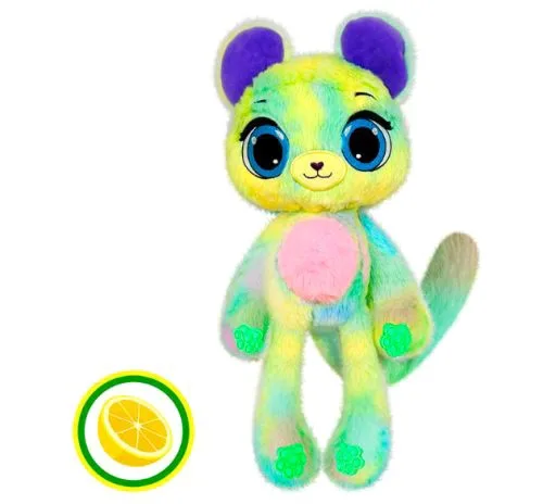М'яка іграшка Bubble Pops лимонна мишка 34 см гіпоалергенна з ароматом