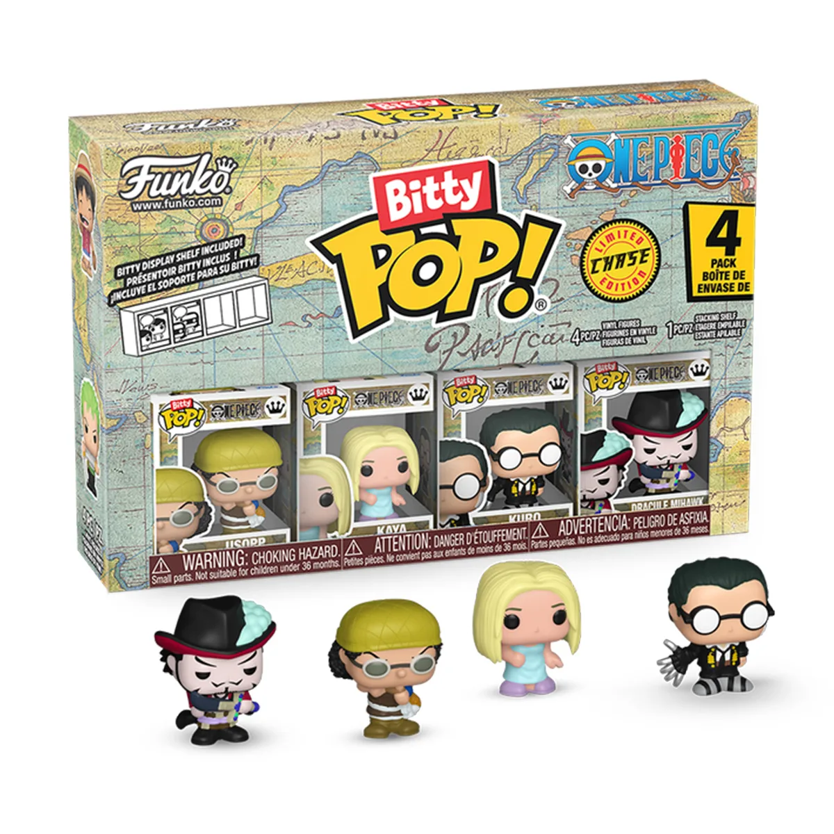 Набір ігрових фігурок Funko вініл 2,5 см 4 фігурки Усопп