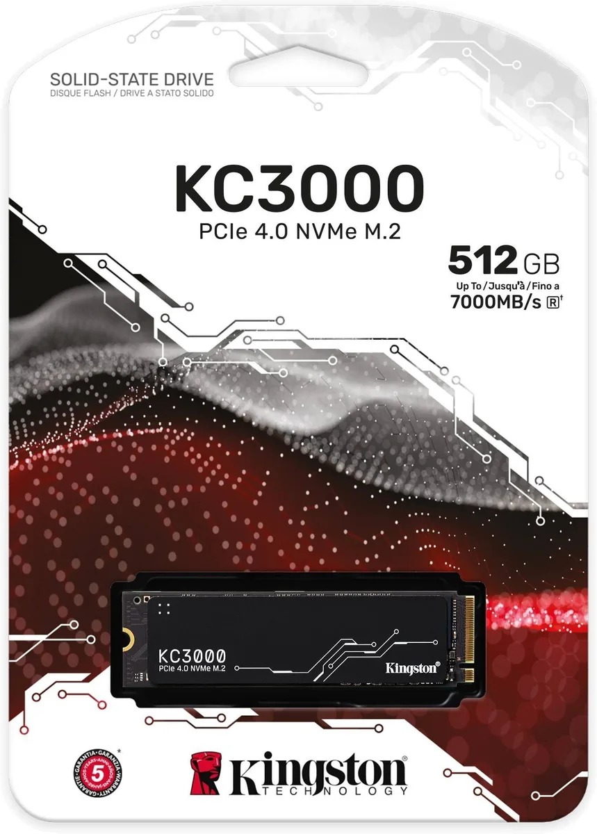 Накопичувач SSD Kingston 512GB M.2 PCIe 4.0 3D TLC