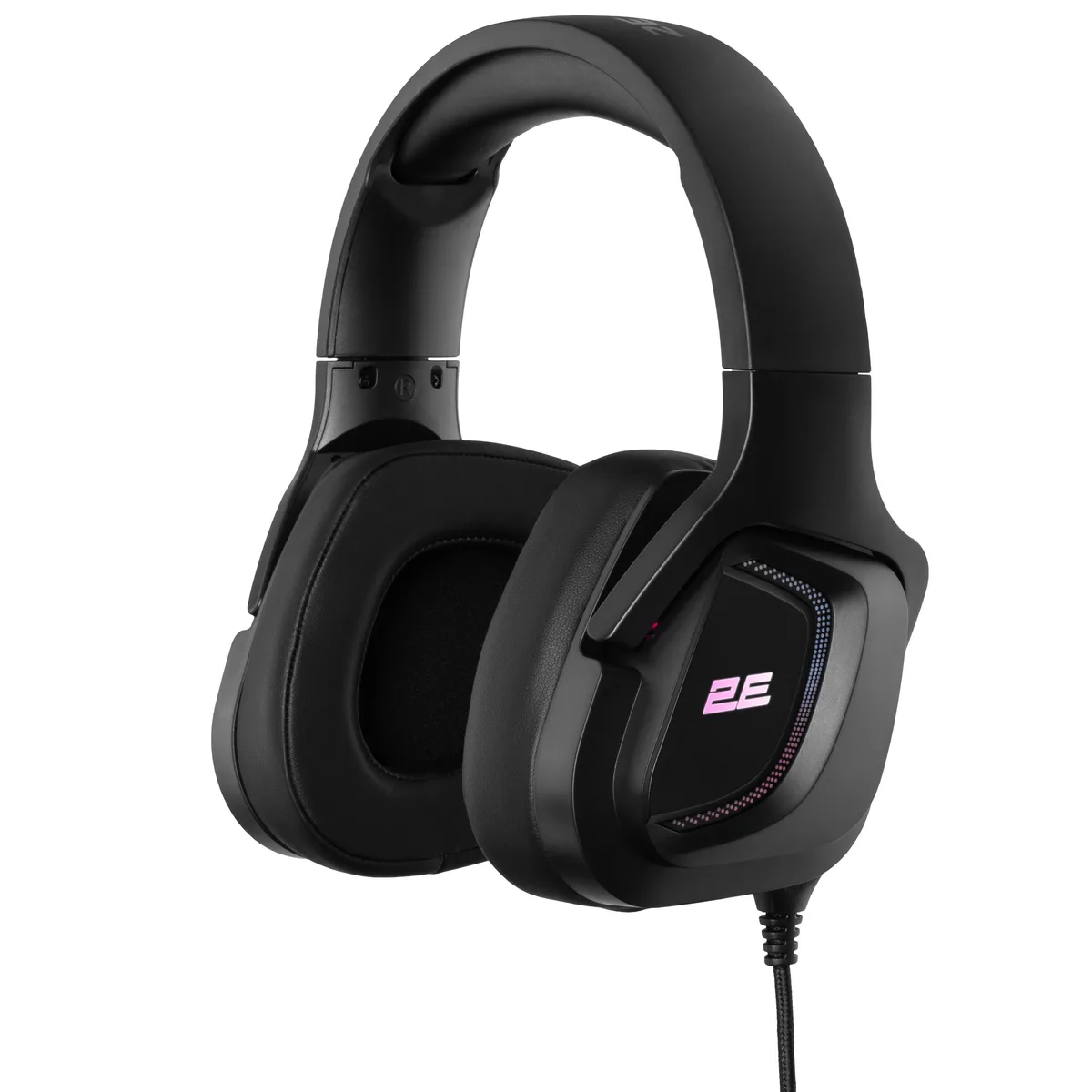 Игровая гарнитура 2E GAMING HG340, mini-jack/dual 3.5мм, RGB, 2м, черный