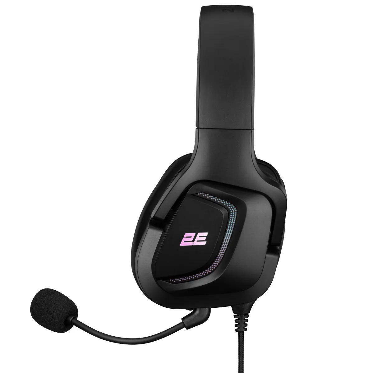 Игровая гарнитура 2E GAMING HG340, mini-jack/dual 3.5мм, RGB, 2м, черный