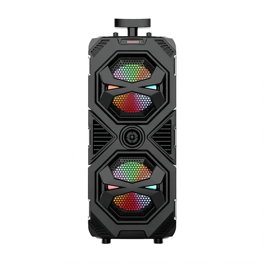 Портативна колонка Bluetooth 40W ABS 595х260х250 мм Чорна