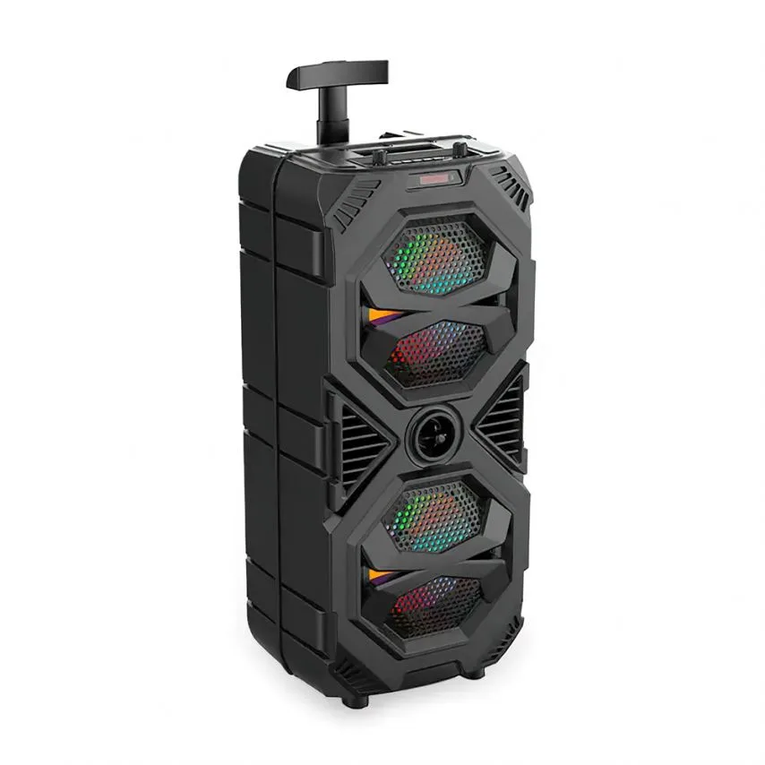 Портативна колонка Bluetooth 40W ABS 595х260х250 мм Чорна