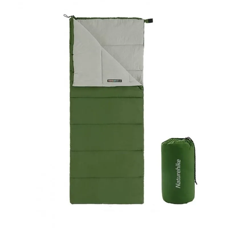 Спальный мешок Naturehike полиэстер 190х75 см зеленый