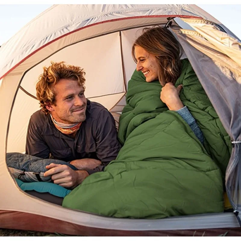 Спальный мешок Naturehike полиэстер 190х75 см зеленый