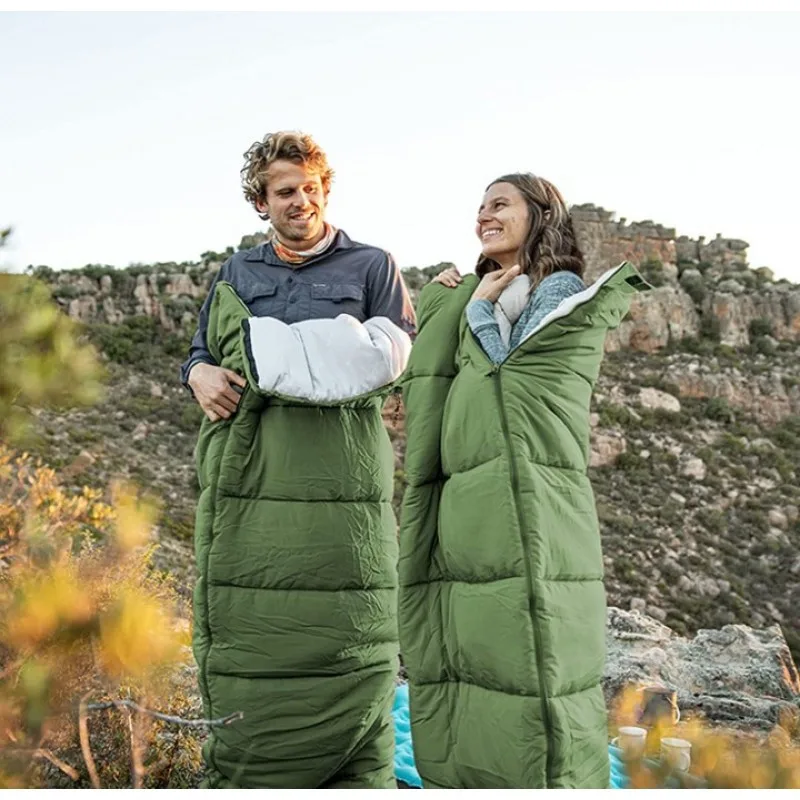 Спальный мешок Naturehike полиэстер 190х75 см зеленый