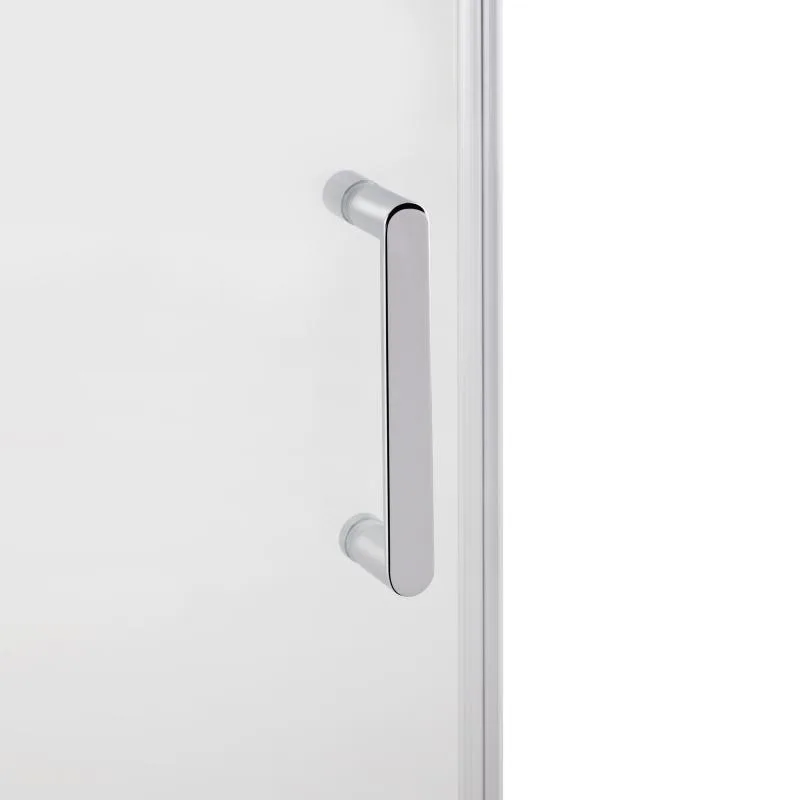 Душові двері в нішу Qtap CRM2013-14.C6 130-140x200 см прозоре скло 6 мм хром
