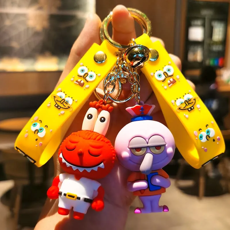 Брелок Сквідвард 3D Nickelodeon 4,5х3,2х1,5 см ПВХ вініл