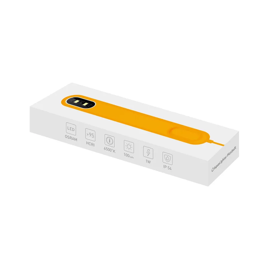 Світлодіодний світильник AquaLighter Pico Soft 17 см Soft touch силікон жовтий