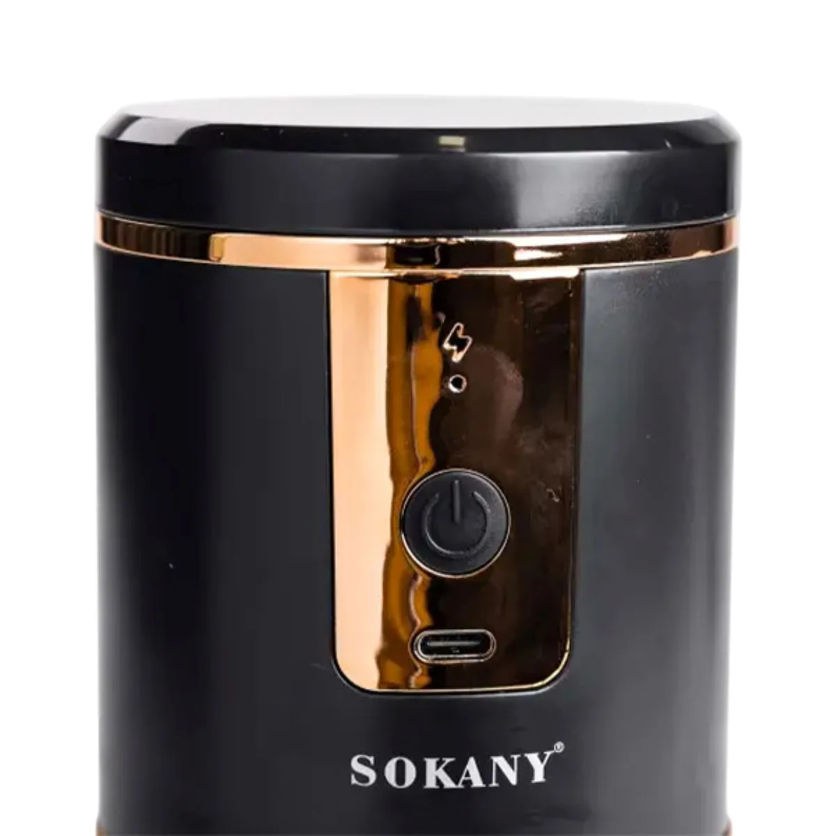 Кавомолка електрична Sokany пластикова 250 мл чорна