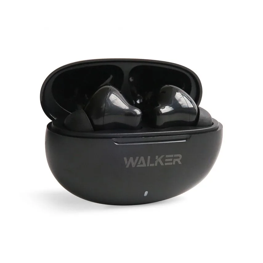 Навушники Bluetooth WALKER вакуумні чорні 13 мм з ENC